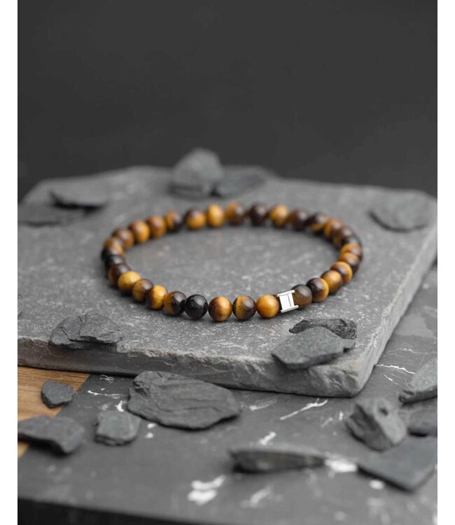 Gemini Armband Six Tiger Eye M