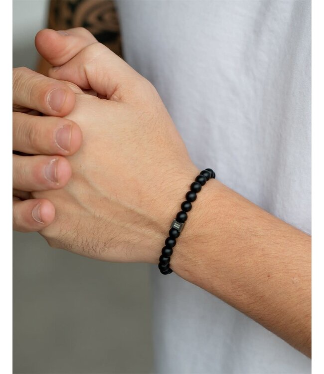 Gemini Armband Six Black Mat M