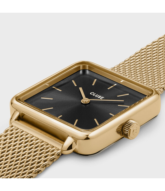 Cluse Uurwerk La Tétragone mesh black