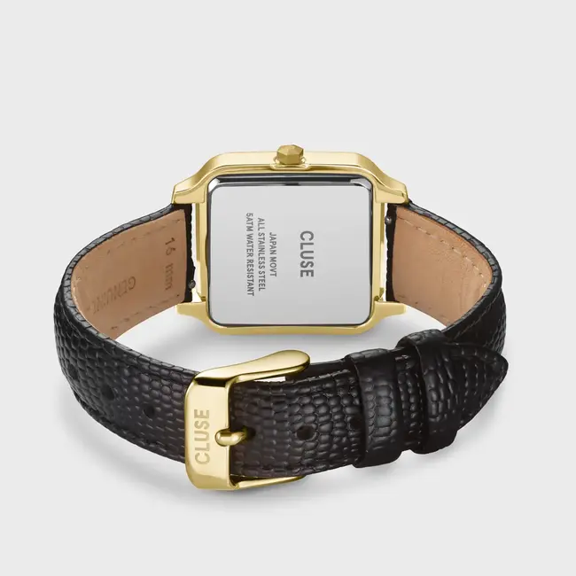 Cluse Uurwerk Gracieuse leather black