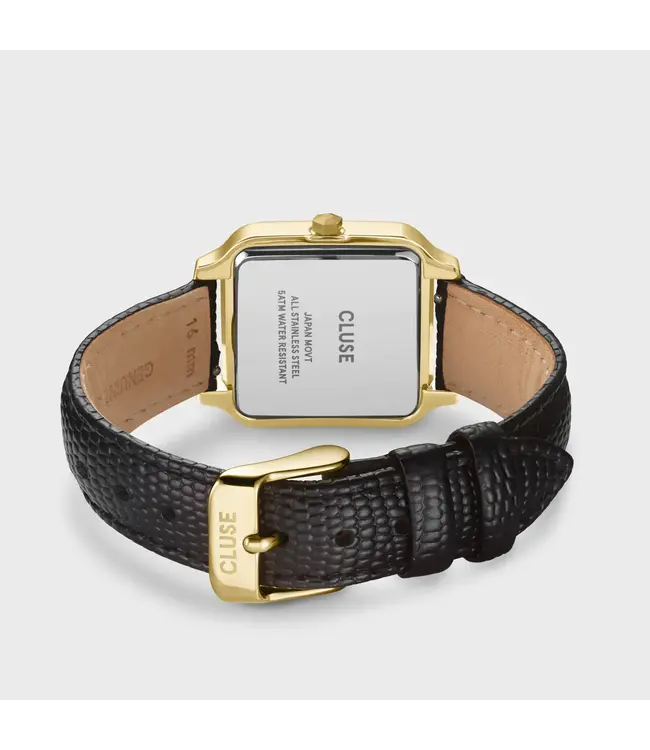 Cluse Uurwerk Gracieuse leather black