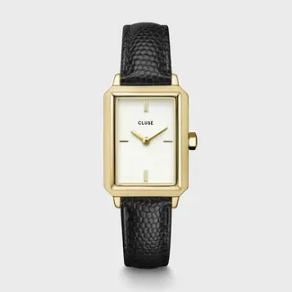 Cluse Uurwerk Fluette Leather Black Liz