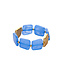 Les Cordes Armband Kampen Lichtblauw