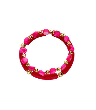 Les Cordes Armband Pan66 Fushia