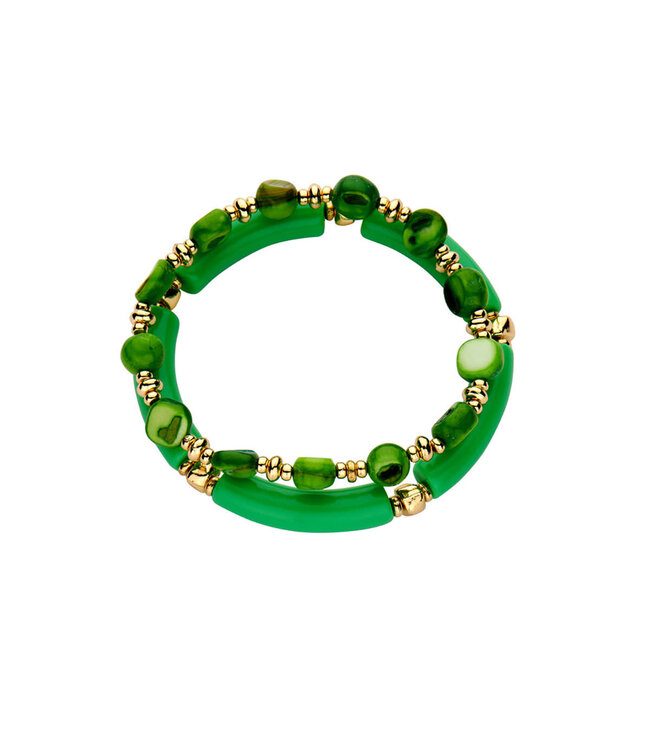 Les Cordes Armband Pan66 Groen