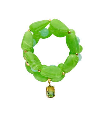 Les Cordes Armband Pan71 Groen