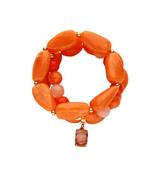 Les Cordes Armband Pan71 Oranje