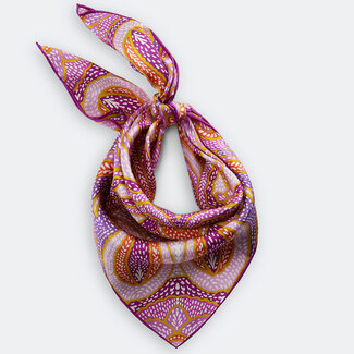 Codello Sjaal Silk Paisley Pink