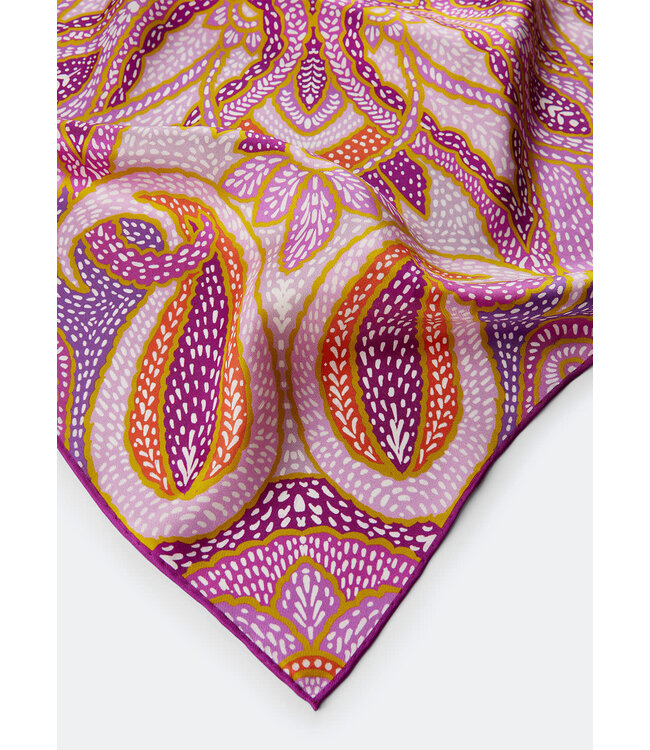 Codello Sjaal Silk Paisley Pink