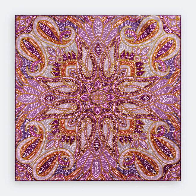 Codello Sjaal Silk Paisley Pink