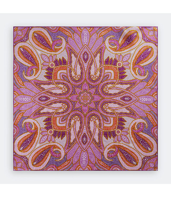 Codello Sjaal Silk Paisley Pink