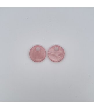 Angelo Moretti Oorring Drop Bieke Light Pink