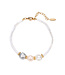 Hipanema Armband Flores Blanc