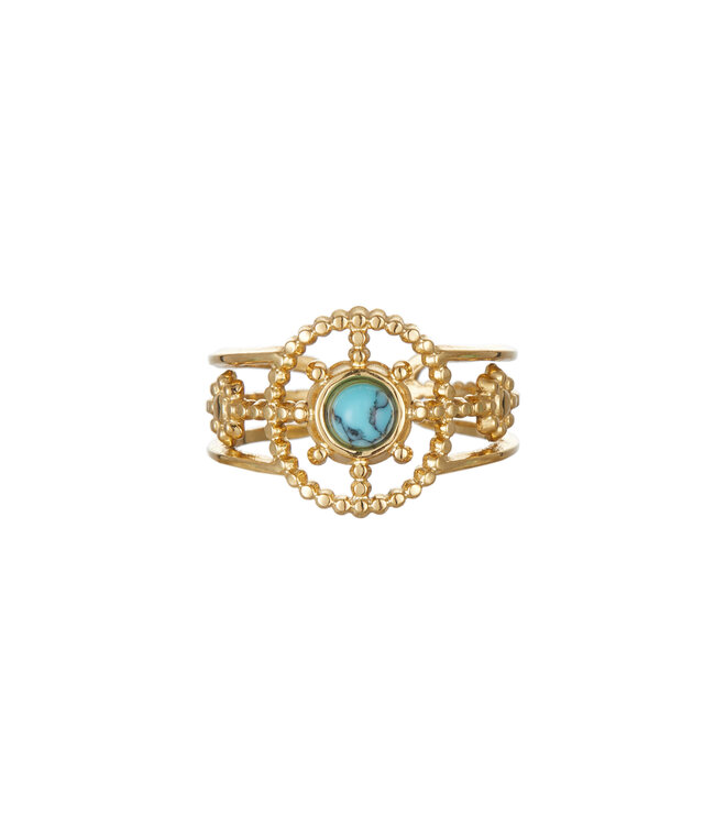 Hipanema Ring Lollia Turquoise