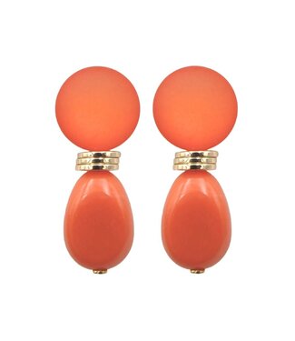 Maison Cachet Oorring Eclats Orange