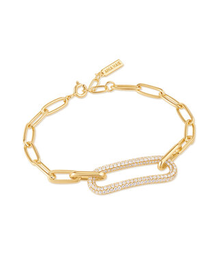 Ania Haie Armband Pave Link Gold