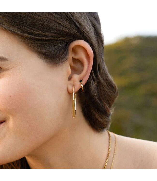 Ania Haie Oorring Geometric Hoop Gold