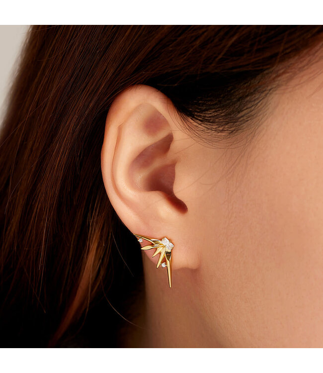Ania Haie Oorring Statement Spike stud Gold