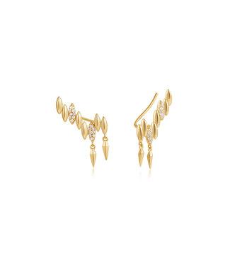 Ania Haie Oorring Spike Climber Stud Gold