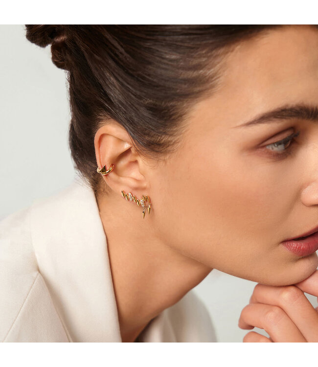 Ania Haie Oorring Spike Climber Stud Gold