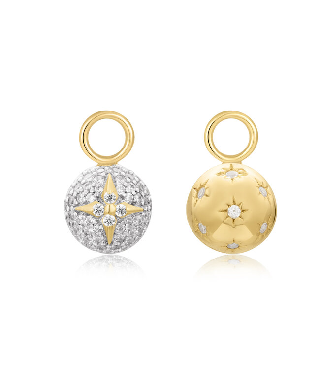 Ania Haie Charm earring Gold pave star