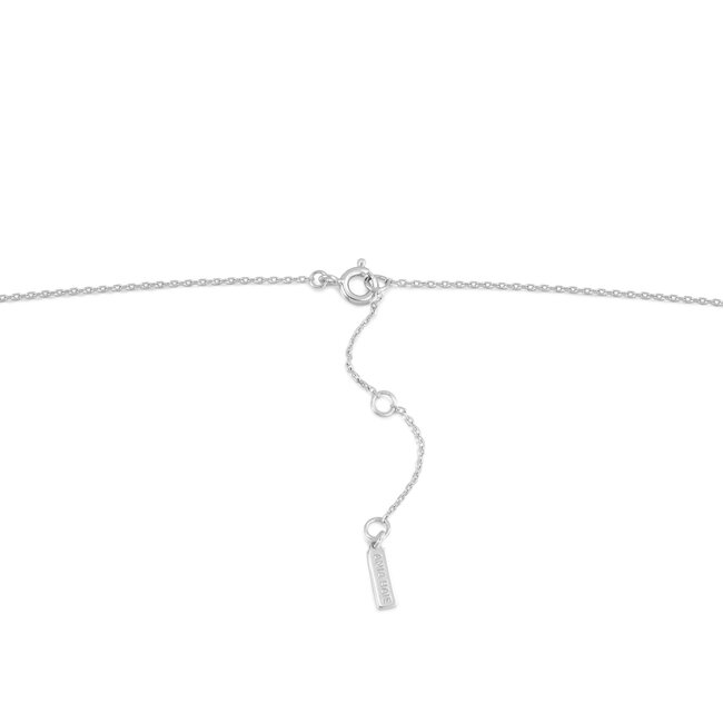 Ania Haie Halsketting Charm Silver mini link chain