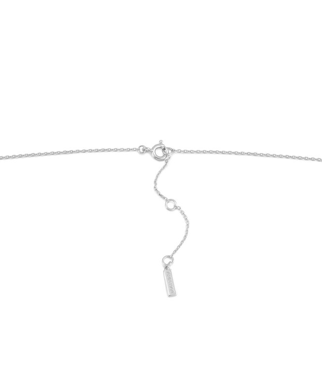 Ania Haie Halsketting Charm Silver mini link chain