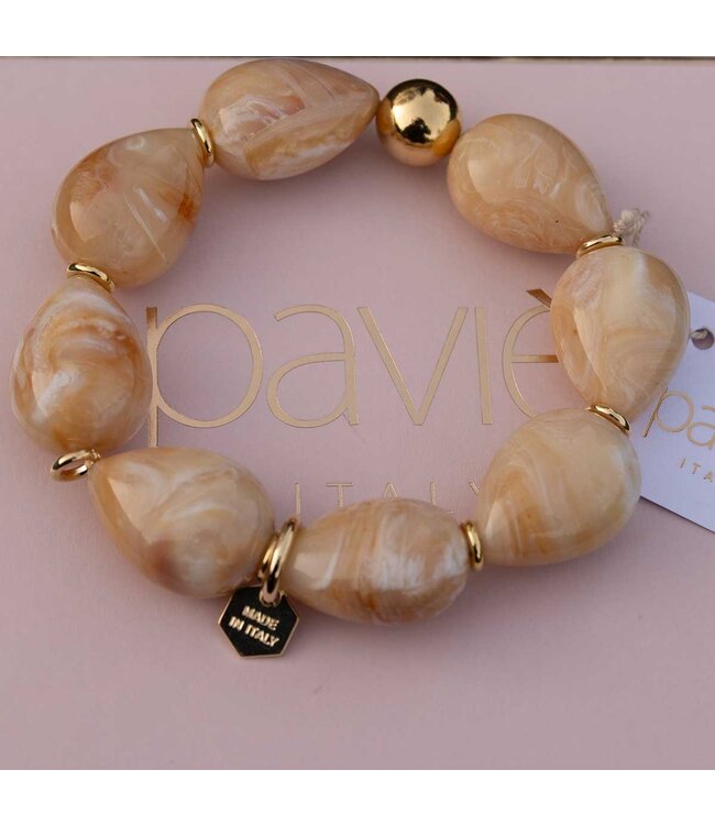 Paviè Armband Grazia Beige