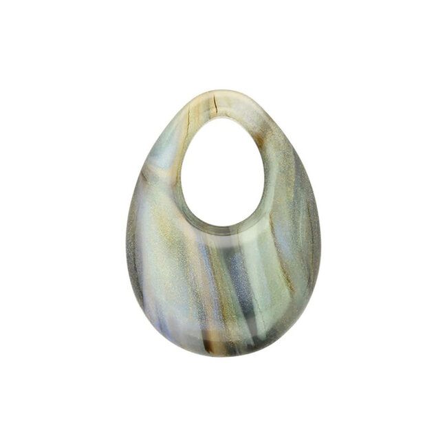 Virginie Verwisselbare drop Barbara Blauwe/groene tinten