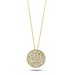 Silver Rose Halsketting Amberly Goud