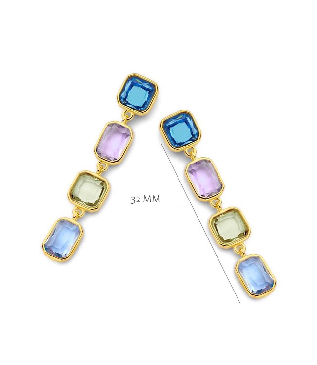 Silver Rose Oorring Aurélie