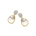 Silver Rose Oorring Axelle Goud