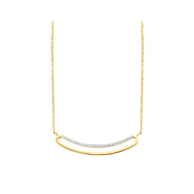 Silver Rose Halsketting Angelotte Goud