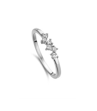 Silver Rose Ring Alma Zilver