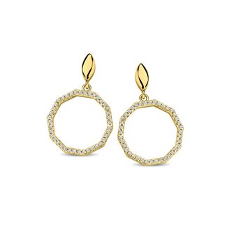 Silver Rose Oorring Alida