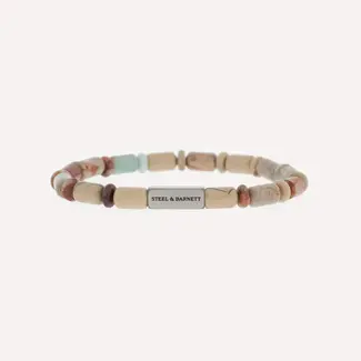 Steel & Barnett Stones Bracelet Colourful Aqua Terra M