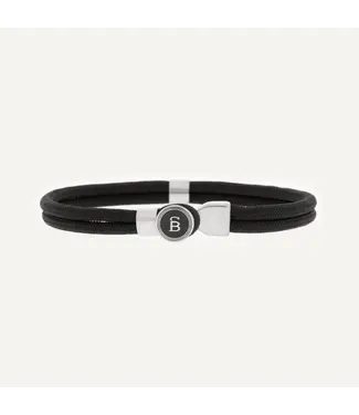 Steel & Barnett Rope Bracelet Riptide Black M