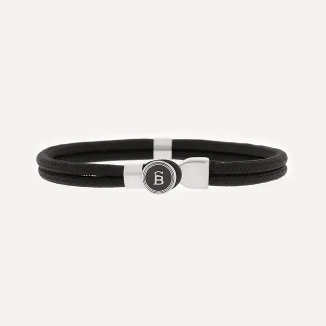 Steel & Barnett Rope Bracelet Riptide Black M