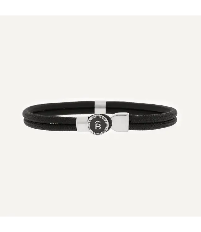 Steel & Barnett Rope Bracelet Riptide Black M