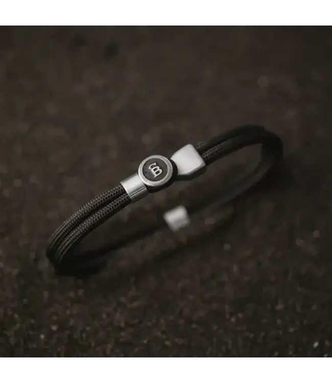 Steel & Barnett Rope Bracelet Riptide Black M