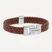 Steel & Barnett Leather Bracelet Harrison Peanut M