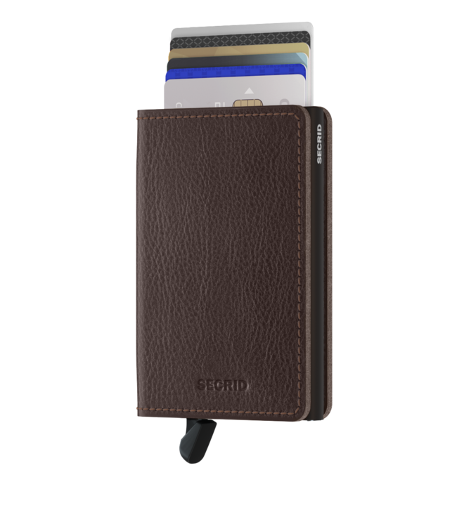 Secrid Portemonnee Slimwallet Veg espresso brown