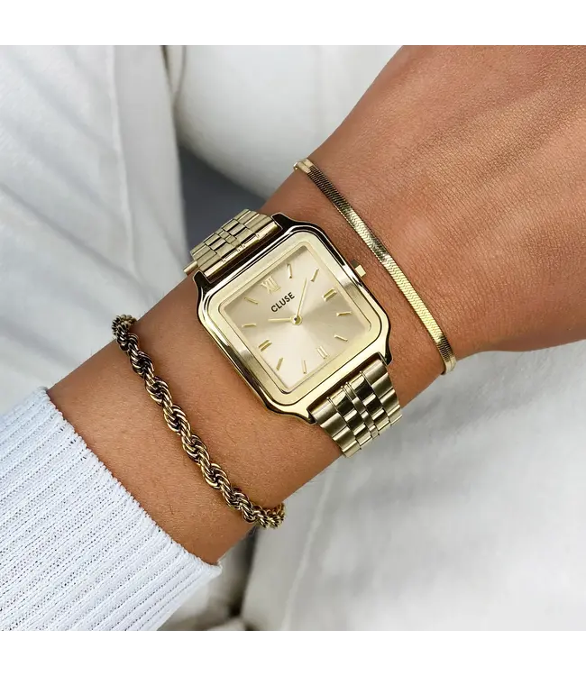 Cluse Uurwerk Gracieuse Steel gold