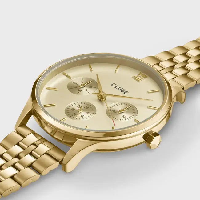 Cluse Uurwerk minuit Multifunction Gold