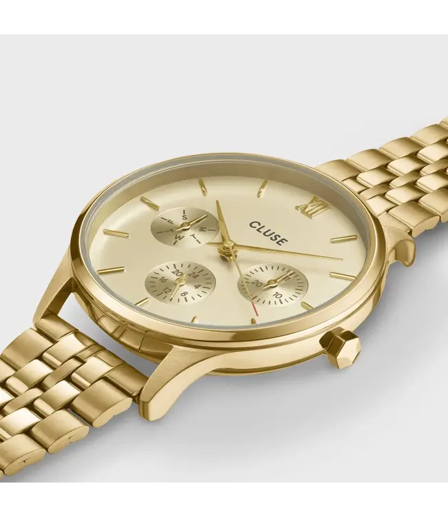 Cluse Uurwerk minuit Multifunction Gold