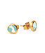 MelanO Oorring Abigail Turquoise