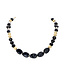 Les Cordes Halsketting Pan78 Zwart