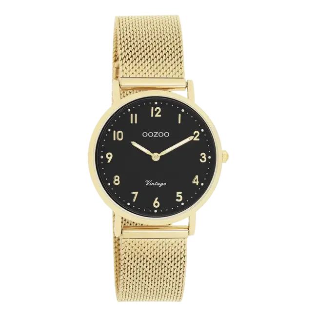 Oozoo Uurwerk Evelien Goud/Zwart 32mm
