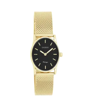 Oozoo Uurwerk Lieve Goud/Zwart 22x28mm