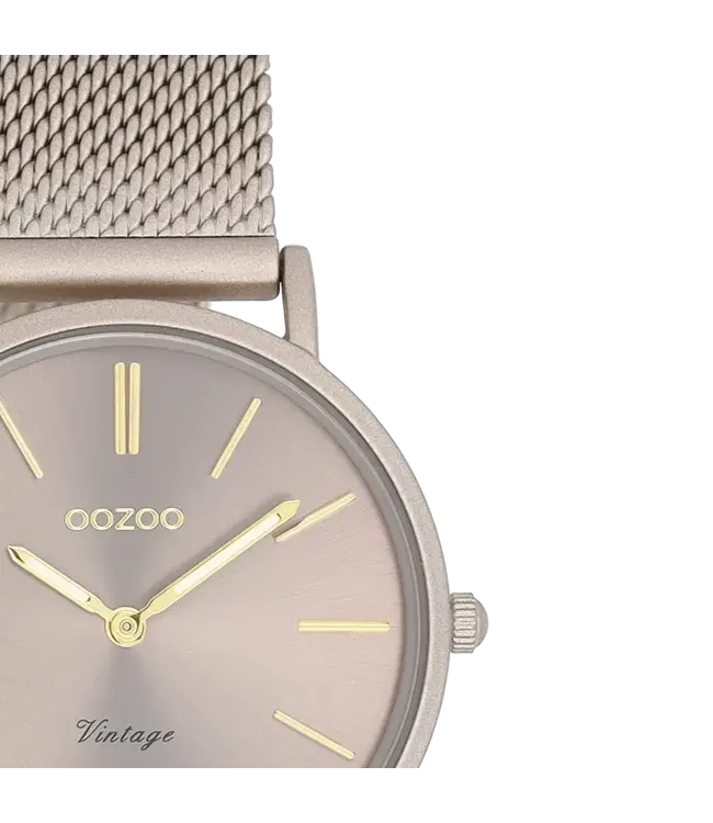 Oozoo Uurwerk Lieselot Taupe 32mm